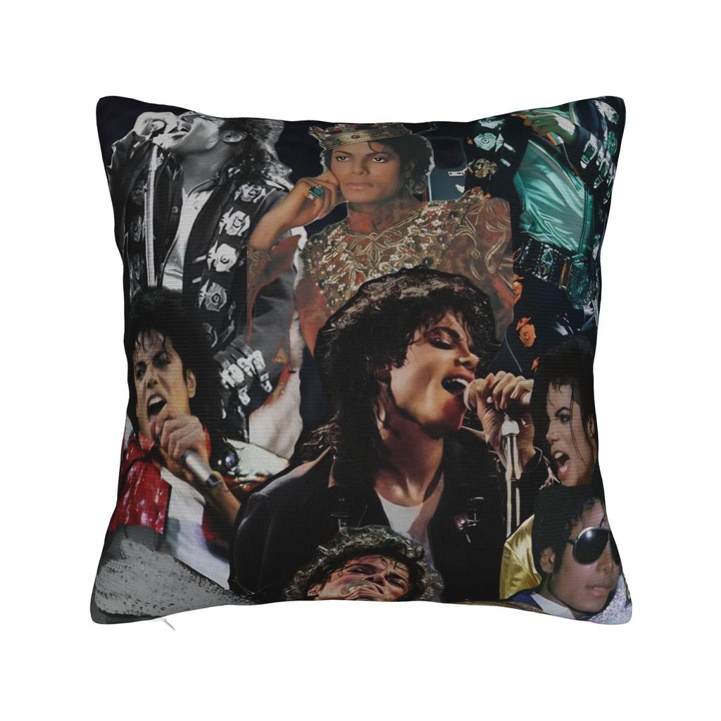 Singer Michael Jacksons MJ Tour Pillow Cover Accessories Soft Cushion Cover Gift Pillow Case Cover Home Multi Size