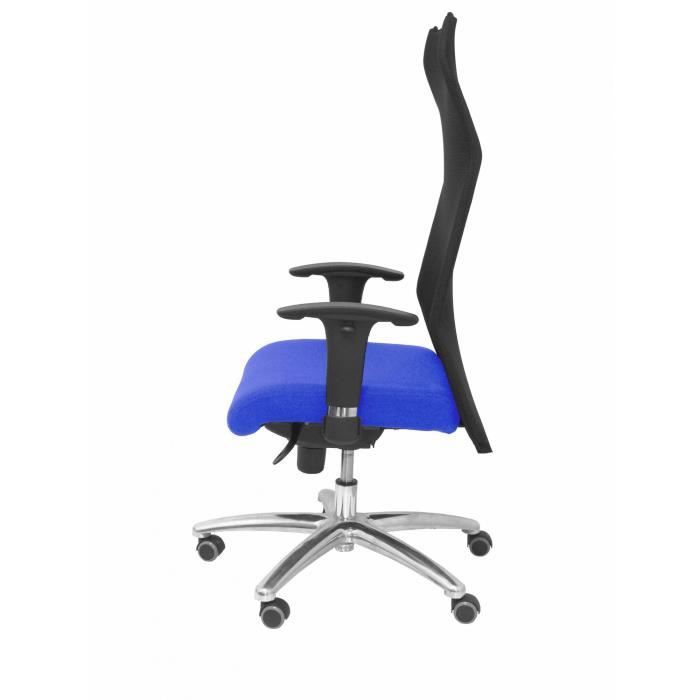 Fauteuil de direction ergonomique Sahúco XL - PIQUERAS Y CRESPO - jusqu'à 160kg - tissu BALI bleu