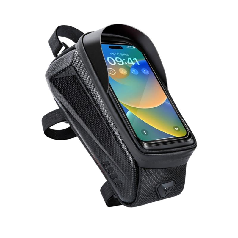 Waterproof Bicycles Front Frame Bag Bike Handlebars Phone Storage Bag Phone Holder Case Bicycles Accessories 1