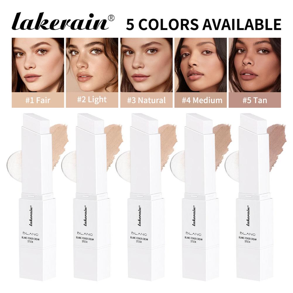 2-in-1 Color-Changing Foundation Stick Liquid Lightweight Moisturizing Brightening Foundation Color Changing For All Skin Types