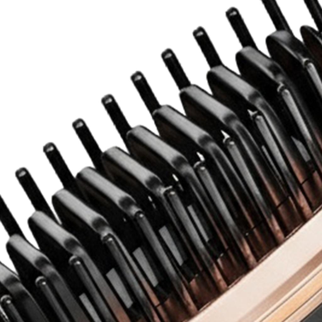 Mini Portable Hair Straightener Brush with 3 Temp Settings Hair Straightening Comb Cordless Hair Straightening Brush for Travel
