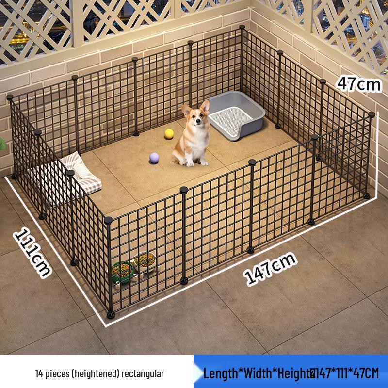 Pet Fence: Indoor Cage and Isolation Gate for Small To Medium Dogs and Cats