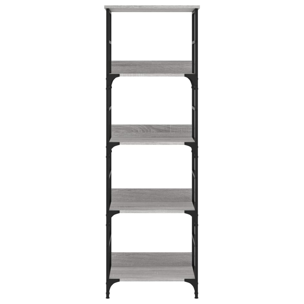Bookshelf Gray Sonoma 50x33x153 cm Engineered Wood