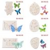 Butterflies Fondant Decoration Mold Cake Chocolate Decoration Mold Diy Baking  Silicone Molds for Baking