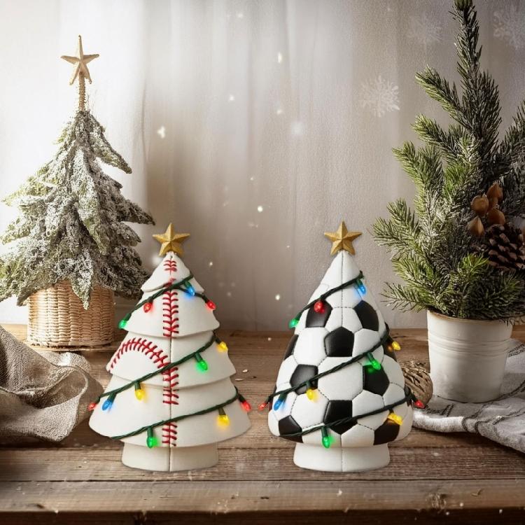 Football Inspires Festival Tree Ornament Resin Craft Home Party Gift Christmas Accessories Holiday Accessory