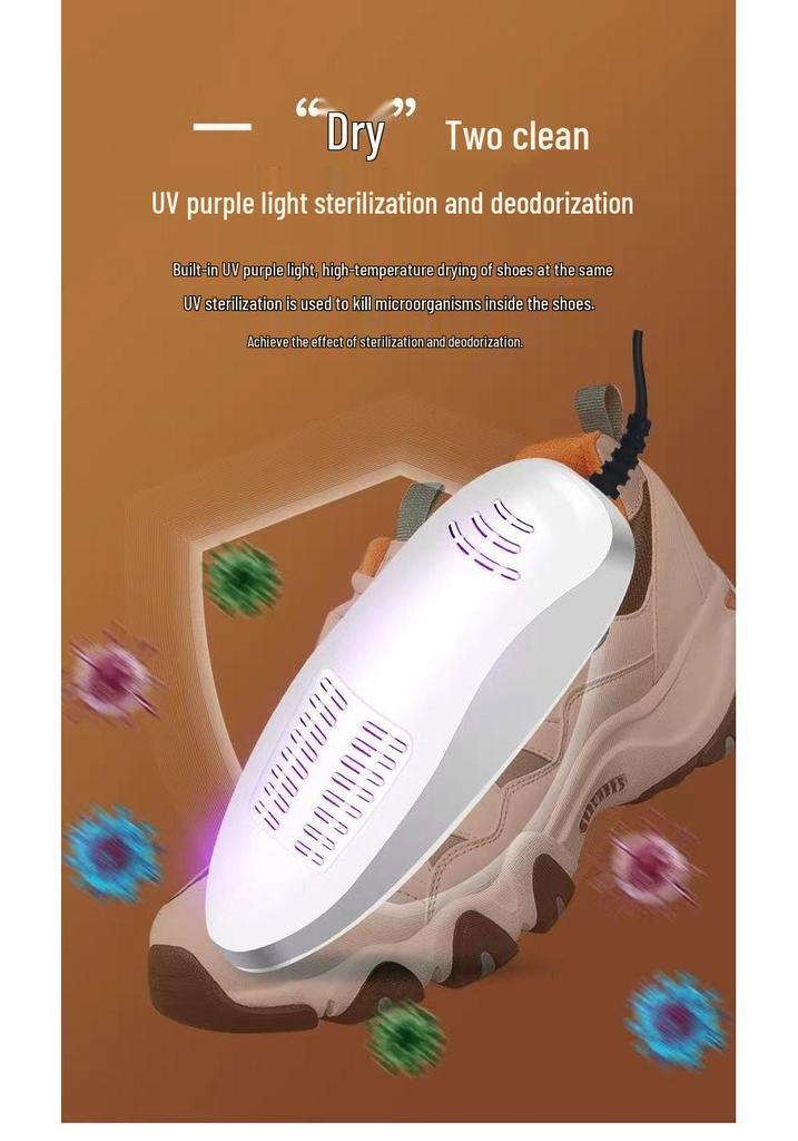 European & American Standard Shoe Dryer: 220V/110V Timed Household Appliance