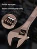 Industrial Multifunctional Adjustable Plumbing Wrench with Large Opening