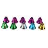 10pcs Colourful Bells Bird DIY Accessory Colourful Iron Interactive Bell Toys for Parrots3.2CM