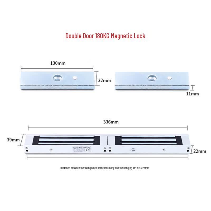 Bingyu Double Door 180kg Magnetic Lock