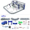 Electric Racing Rail Car Kids Train Track Model Toy Railway Track Racing Road Transportation Building Slot Sets Toys