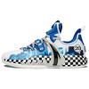 GH2 Gordon Hayward Cushioning Anti-Slip And Wear-Resistant Coverage Mid-Top Basketball Shoes Men's White Blue Sneakers 112111103-9(S-BOX)