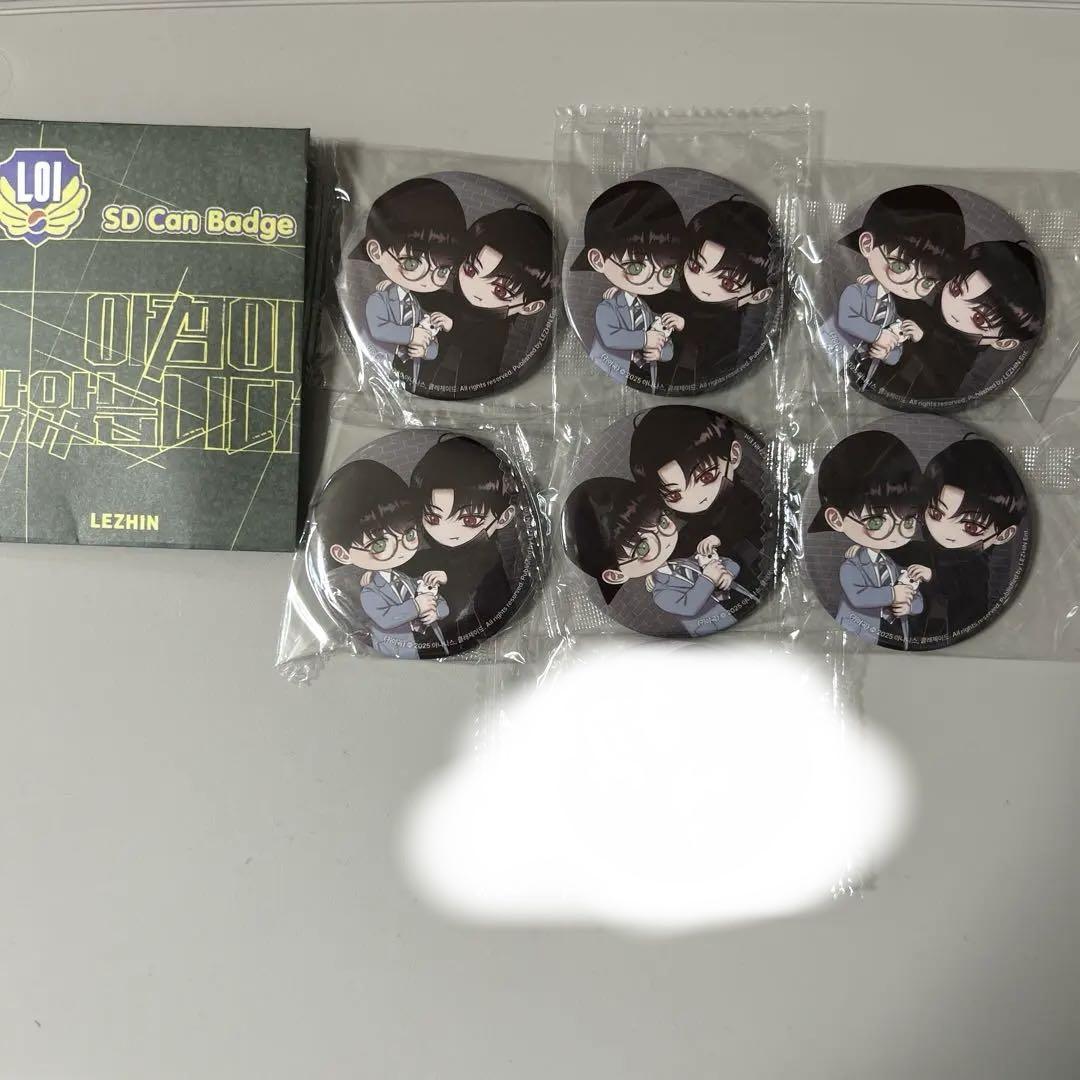 

[USED] Korean BLlezhin Can Badge Guri Oniyakyoku LEBOM Set of 6