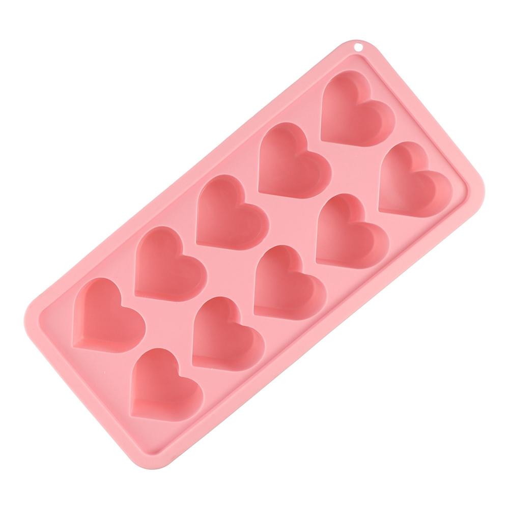 Food Grade Ice Cube Mold Silicone Ice Tray Kitchen Tool Heart Shaped Ice Mold  Summer