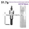 5-Piece High-Speed Steel Sawtooth Hole Opener Drill Bit Set for Aluminum and Iron Plates - 16mm, 20mm, 25mm, 30mm