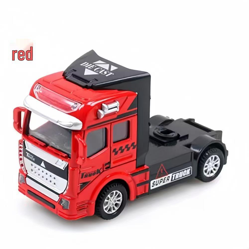 Alloy Semi-Trailer Transport Truck Toy - Durable Model for Boys