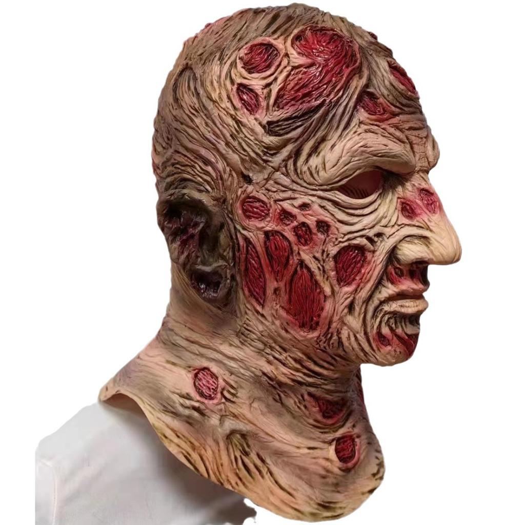 Freddy Mask Halloween Horror Movie Latex Human Face Ghost Mask Jason Freddy Mask