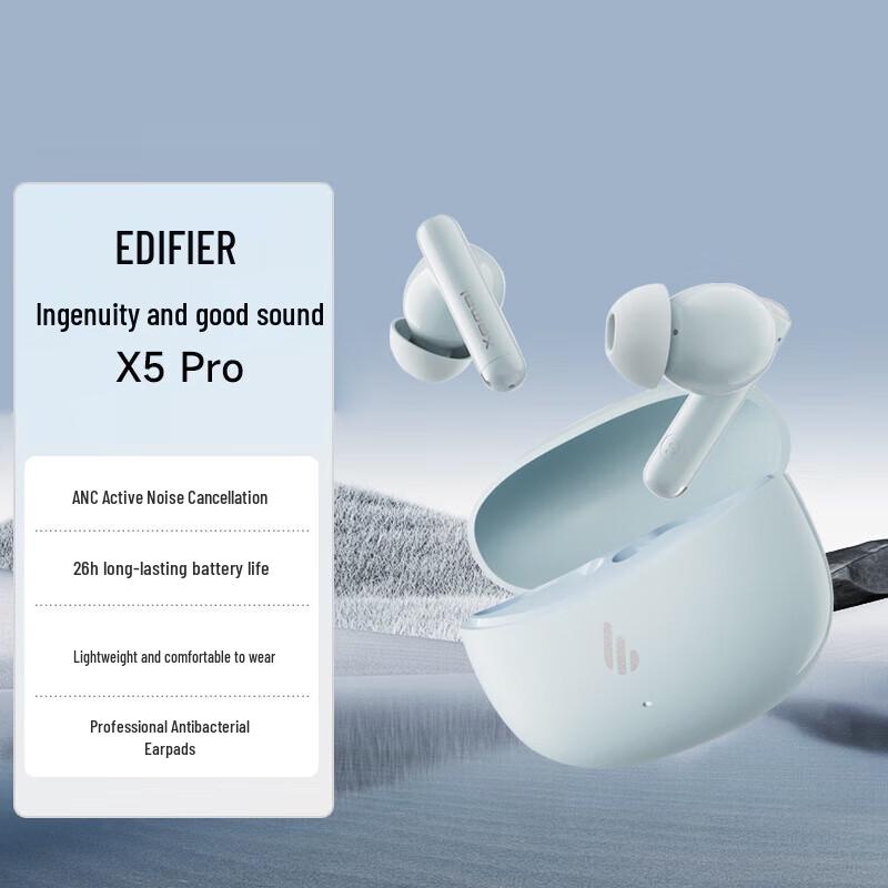 EDIFIER X5 Pro True Wireless ANC Bluetooth Earbuds