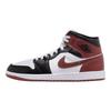 Air Jordan 1 Mid SE Dark Pony Sneakers da Uomo Rosso Bianco Nero HF3216-102