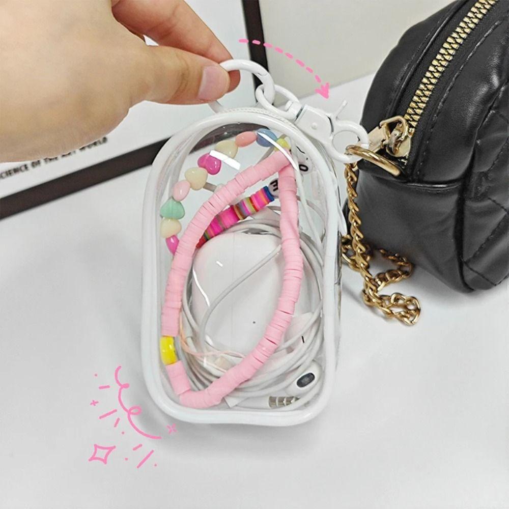 1Pcs Protective Cover Data Cable Storage Box Headset Data Cable Outdoor Travel Storage Bag Portable Multifunctional