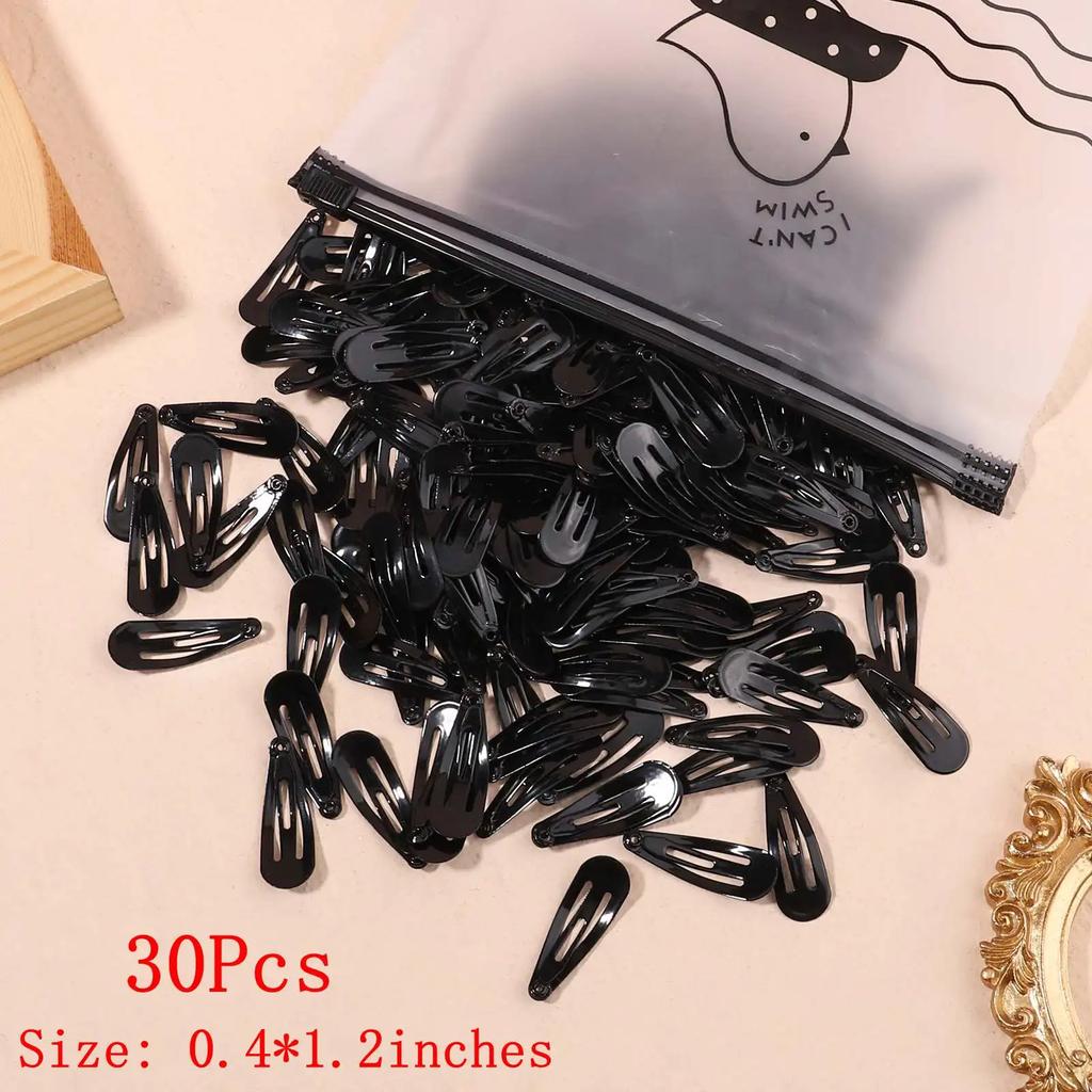 10/30Pcs/Set New Women Girls Cute Colorful Waterdrop Shape Hairpin Sweet Hair Clips Barrettes Slid Clip Fashion Hair Accessories