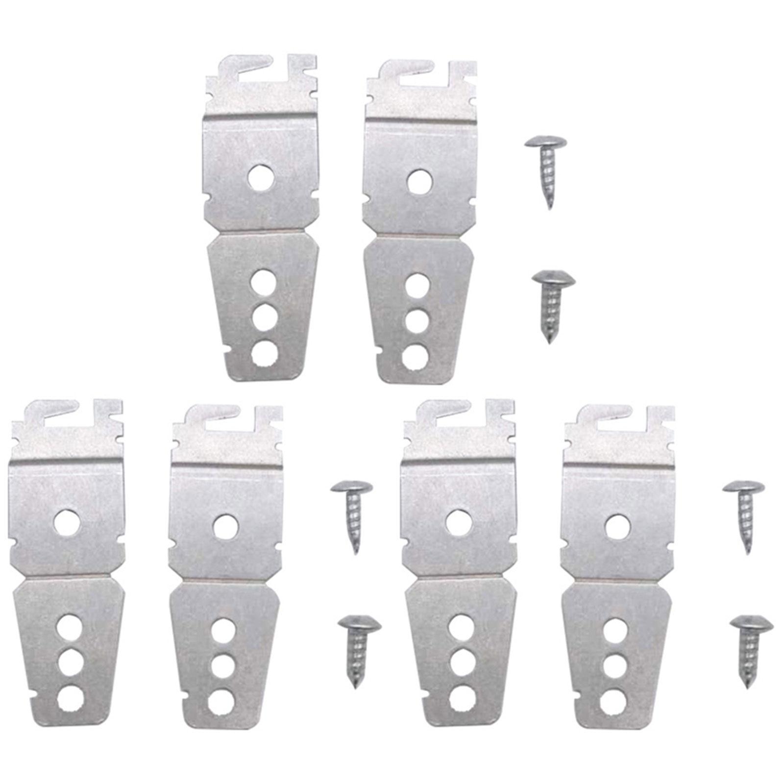 

Set of 6 Dishwasher Mounting Bracket Set Dishwasher Parts Reliable Dishwasher Gear Support Metal Material for Dishwasher