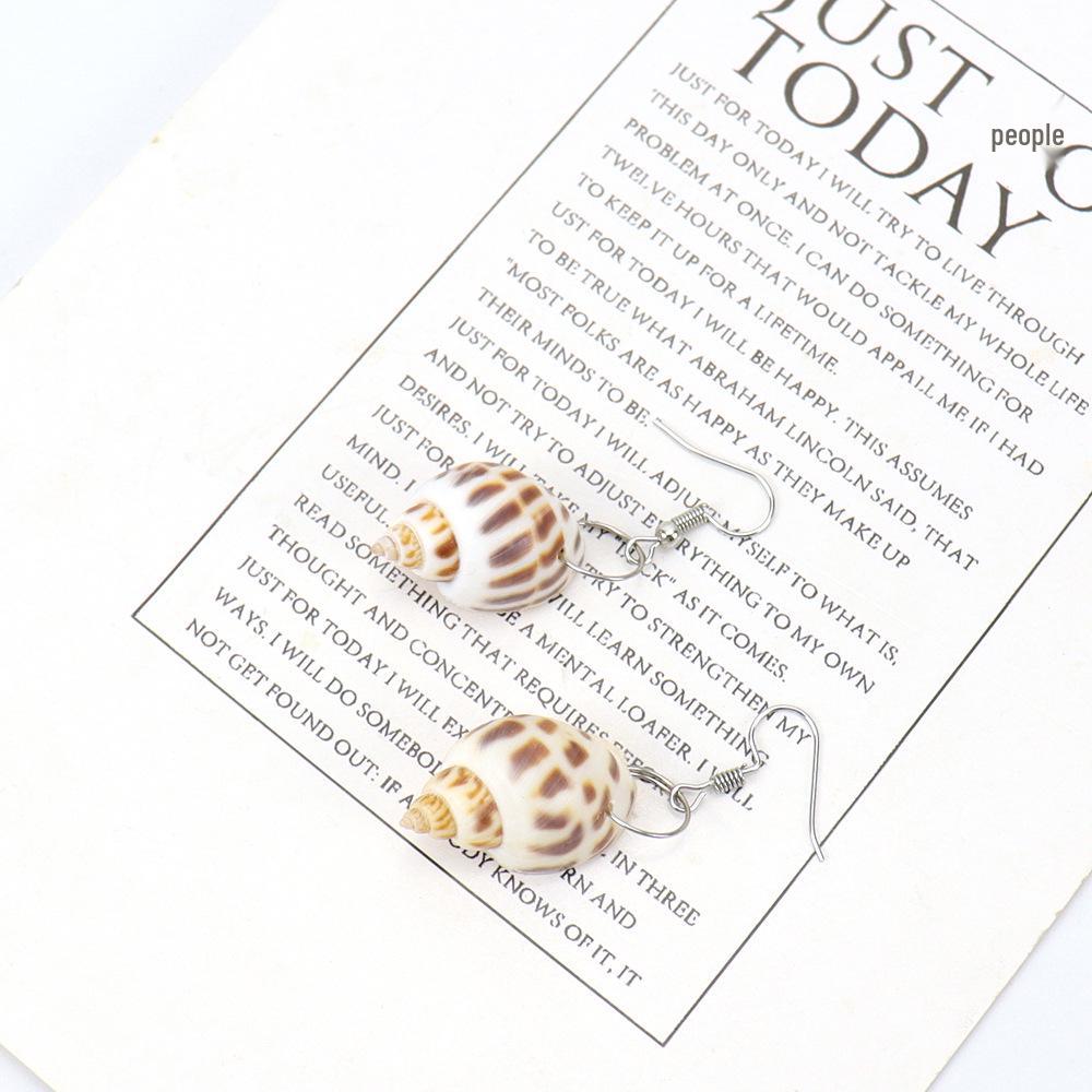 European & American Style Seashell Starfish Beach Earrings for Women