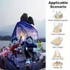1pc, "Home Decor Blanket: Perfect for Couch, Bed, Travel, Camping, Car