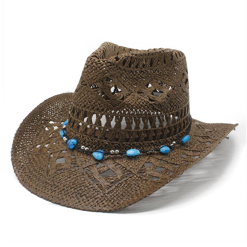 Traditional Style Straw Hat With Wide Brim Sun Protection For Beach And Outdoor Activities