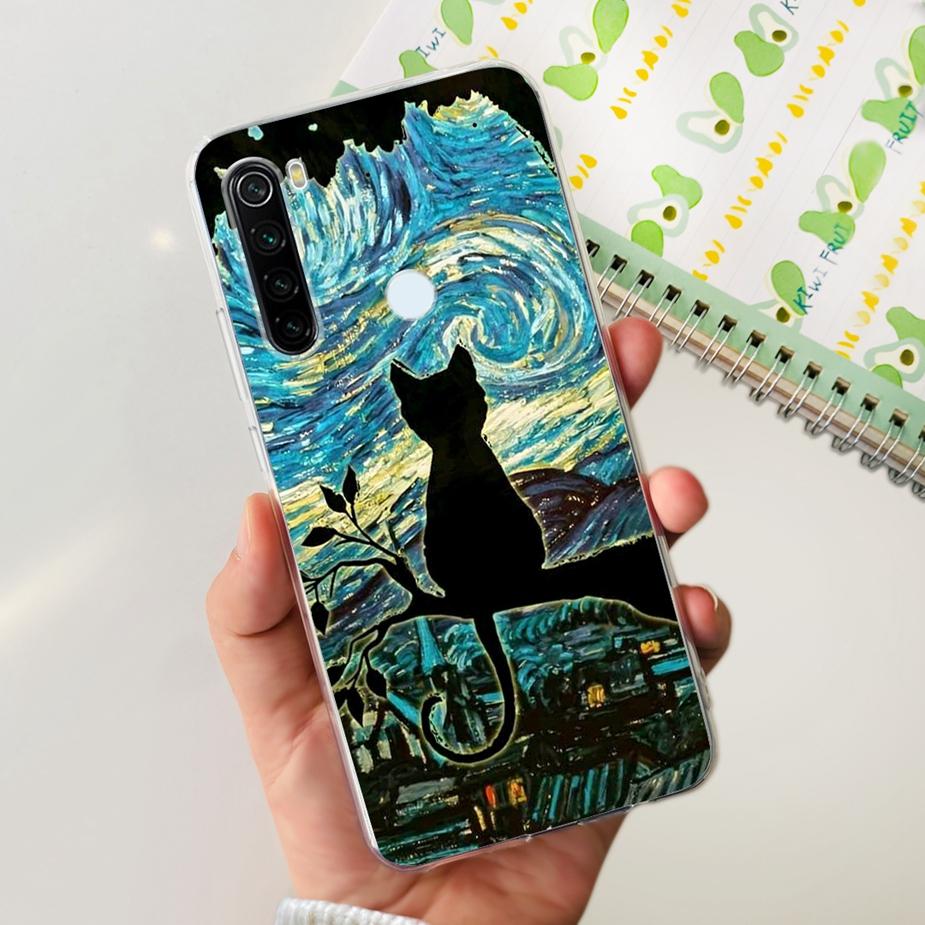 For Xiaomi Redmi Note 8 Case Note 8T Luxury Painted Cover Clear Silicone Phone Case For Redmi Note 8 Pro Note8 Note8T Soft Shell