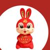 Plush Toy Bunny Decor Prop Stuffed Animal for Baby Year Wedding