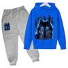 Kinderpullover-Set Hoodie Zweiteiler Pullover Cartoon Outdoor-Sport