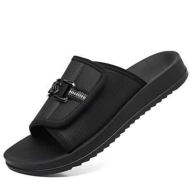 Hoge Kwaliteit Effen Kleur Designer Pantoffels voor Mannen Mode Casual Zomer Platte Slippers Heren Nieuwe Designer Slipper Schoenen Man