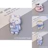 Adorable Cartoon Dog Rabbit Cow Brooches For Backpack And Handbag Decoration