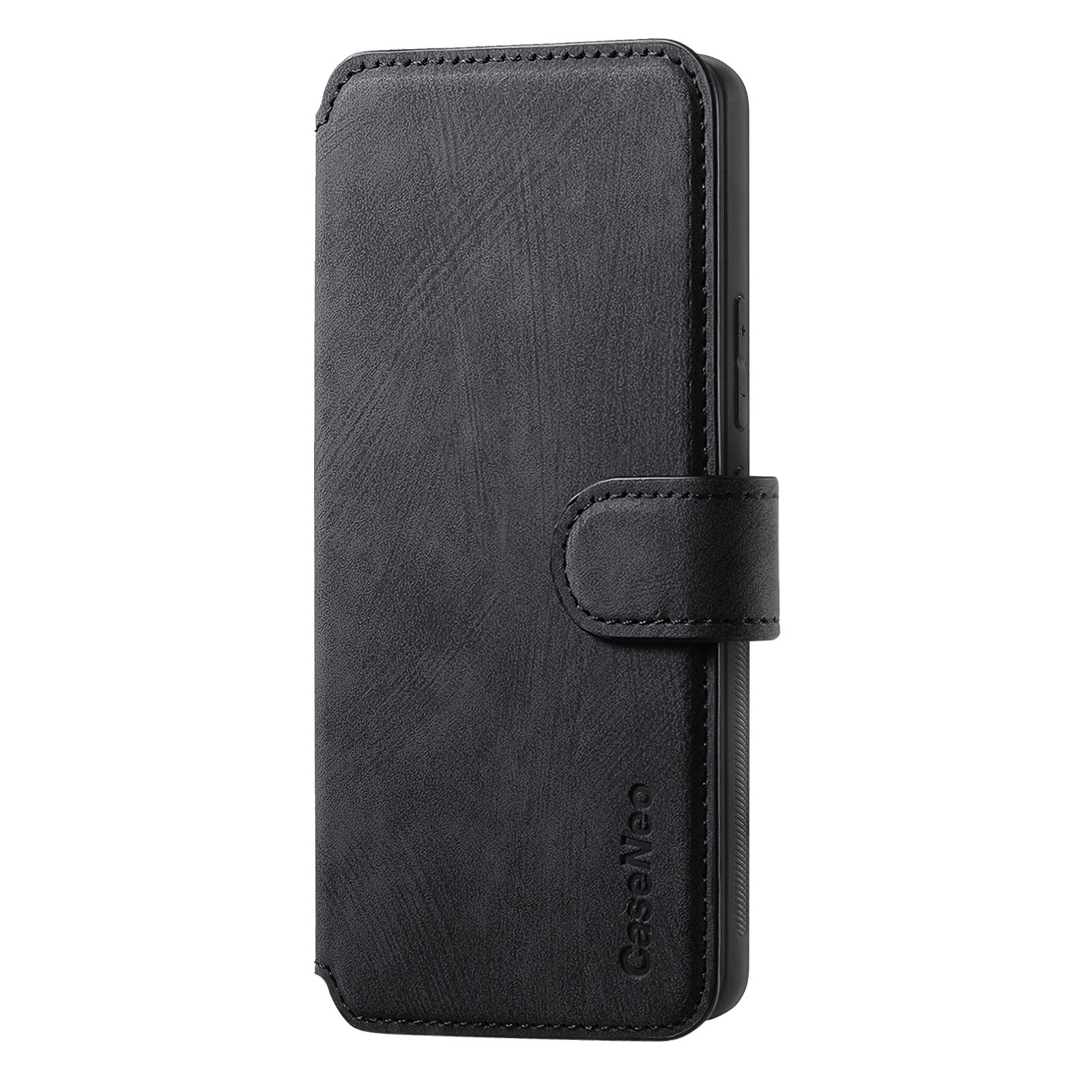 

For Sony Xperia 10 VI Magnetic Case CASENEO Detachable Leather Phone Wallet Cover Black