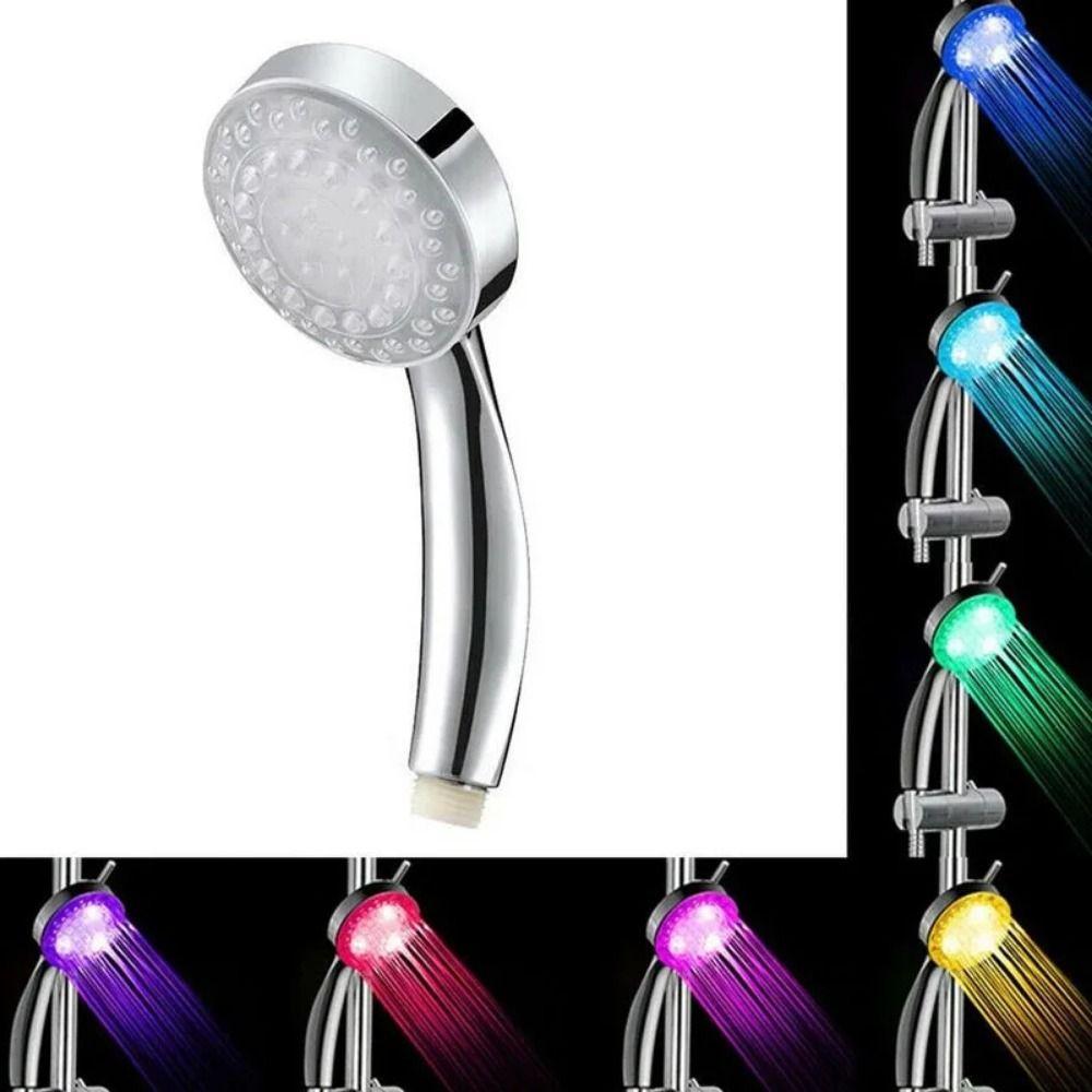 

Ultra-Quiet 7 Colors Led Shower Head Round Head Light Washing Sprinkler Baby