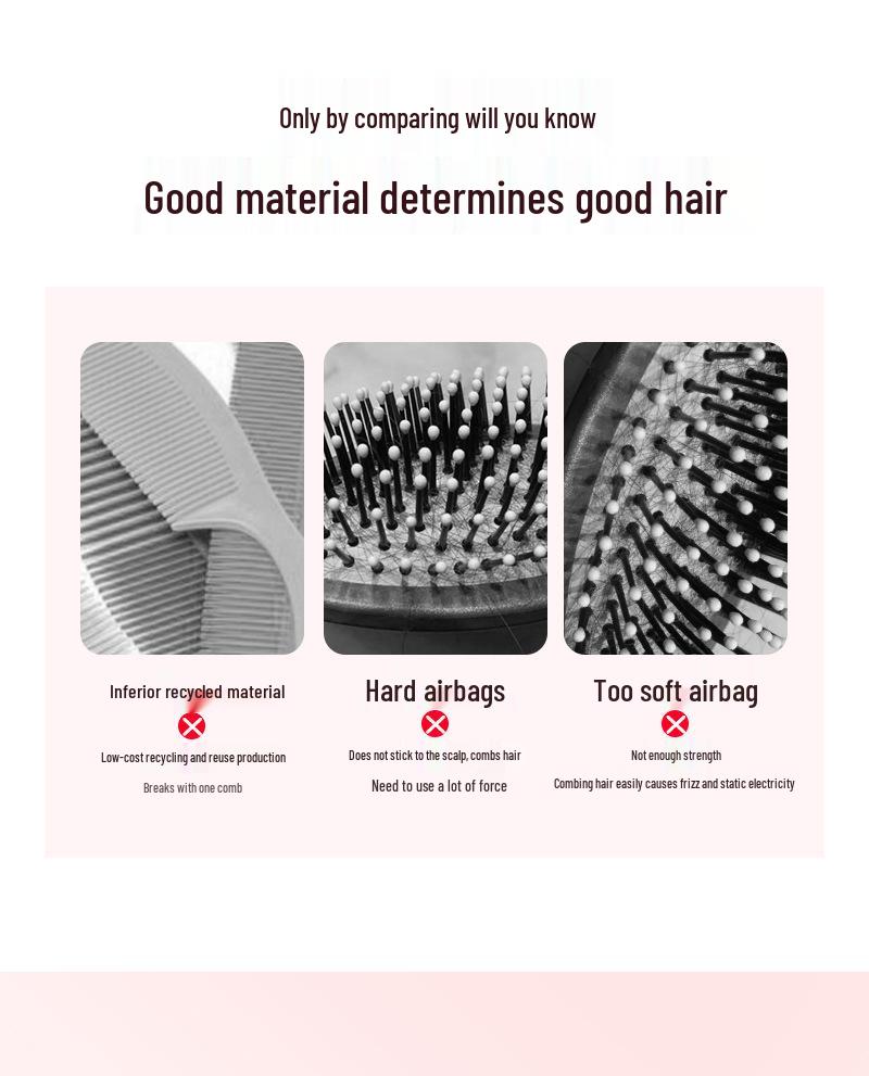 Sanrio Licensed Cute Cartoon Heart Air Cushion Massage Comb