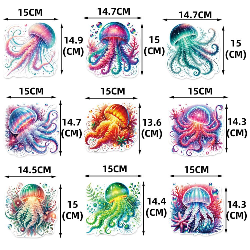 Ocean Colorful Jellyfish Pattern Birthday Party Decoration Pendant Hanging