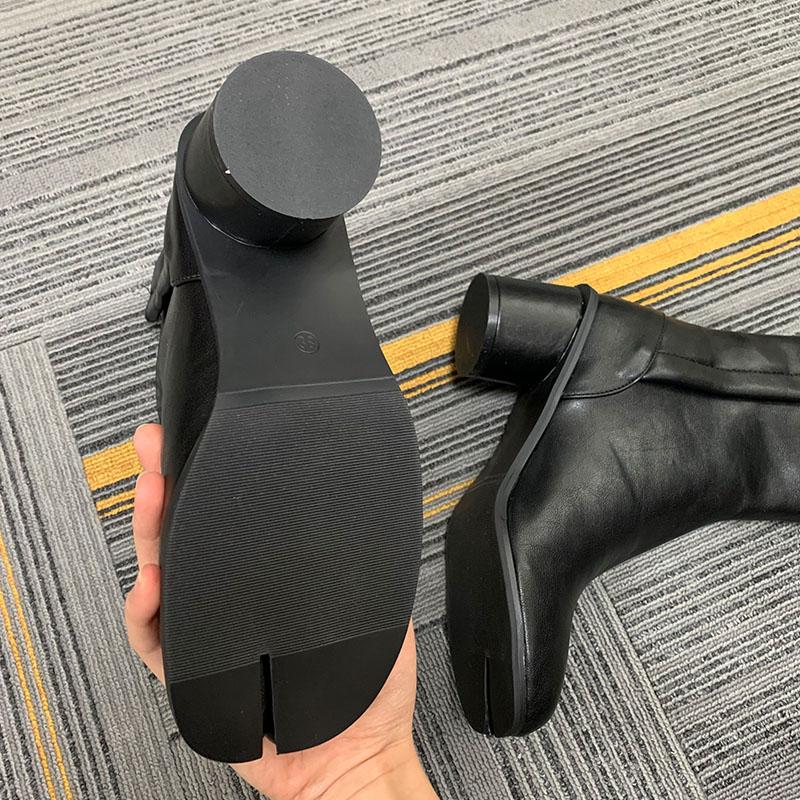 Fashion Fashion Strange Toe Women Ankle Boots With Round Heels Shoes Female Slip On Footwear Ladies Short Modern Boots Shoes Pumps lady