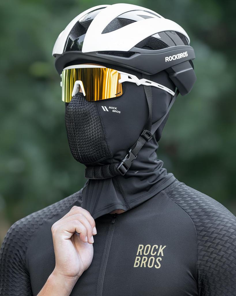 ROCKBROS Face Cover, Cool Feeling, Balaclava, UV Protection, Not Stuffy,