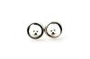 Bichon Frise, Bichon Tenerife, Bichon a Poil Frise - Earrings Your Photo Handmade, Own Photo, Jewelry from the Art.-Dog Brand