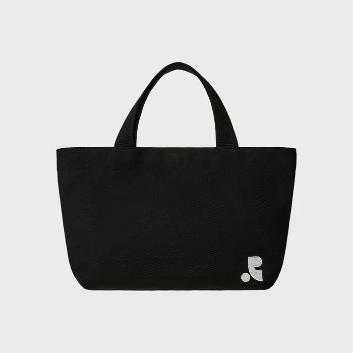 COTTON MINI TOTE BAG (BLACK)