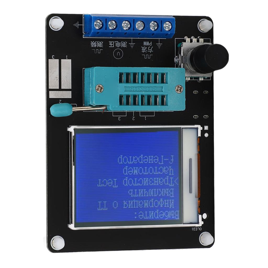 DC5V Transistor Tester 1.77in TFT Color Screen Capacitance Inductance ESR Volt Frequency Meter