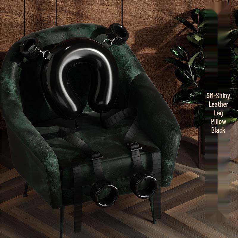 Long Love Adult Leg Spreader Pillow and Restraint Strap for Women's Erotic Bondage Play