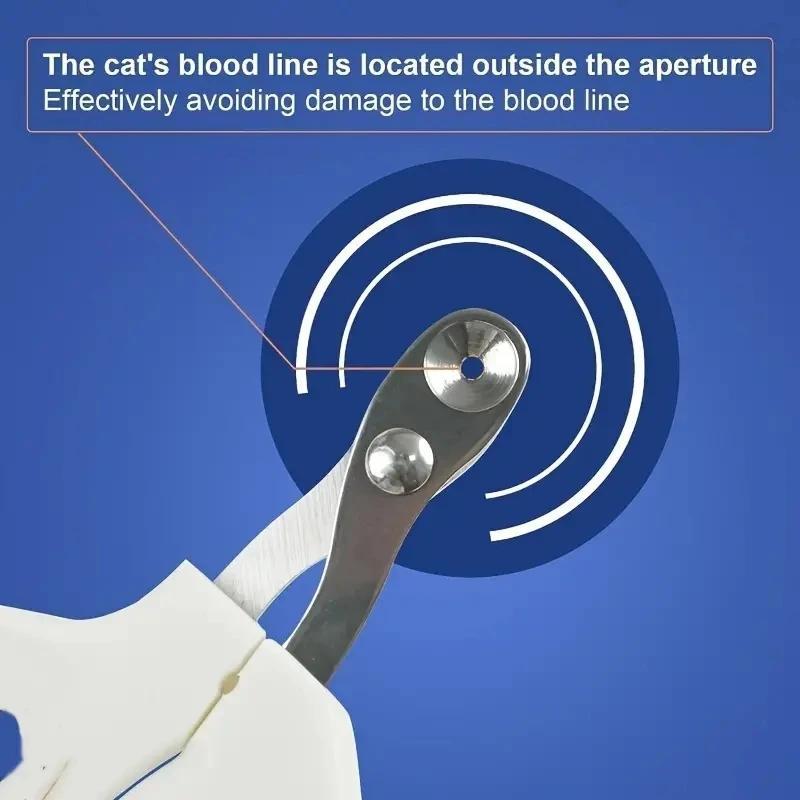 Pet Stainless Steel Nail Clipper Dog and Cat Small Animal Nail Clippers for Cats