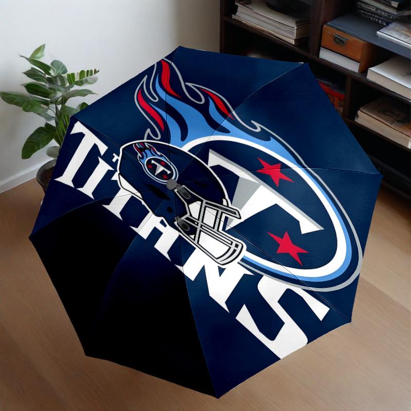 Tennessee Logo Art Umbrella 8-Frame for Travel, Camping, Casual Lightweight Portable Umbrella, Essential for Every Family Holidays Gift