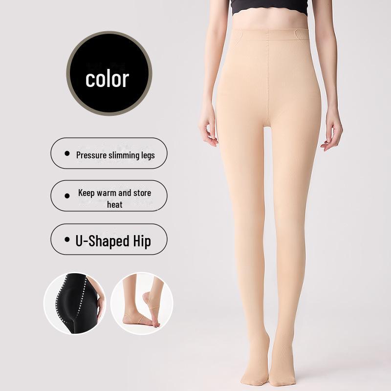 Thickened Velvet Pantyhose: Super Warm, High-Pressure Autumn/Winter Leggings