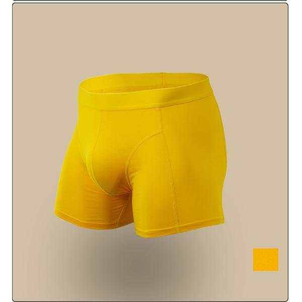 Cotton High Elasticity Flat Corner Underpants Sports Wear Resistant Men's Four Corner Underpants