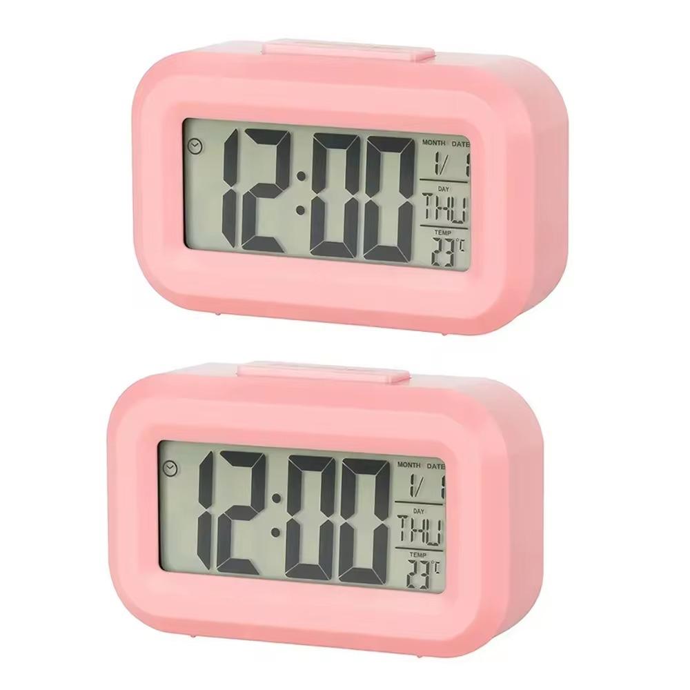 1pc LED Multifunction Digital Alarm Clock  Electronic Backlight Table Clock Backlight Data Time Calendar Desktop Smart Clock
