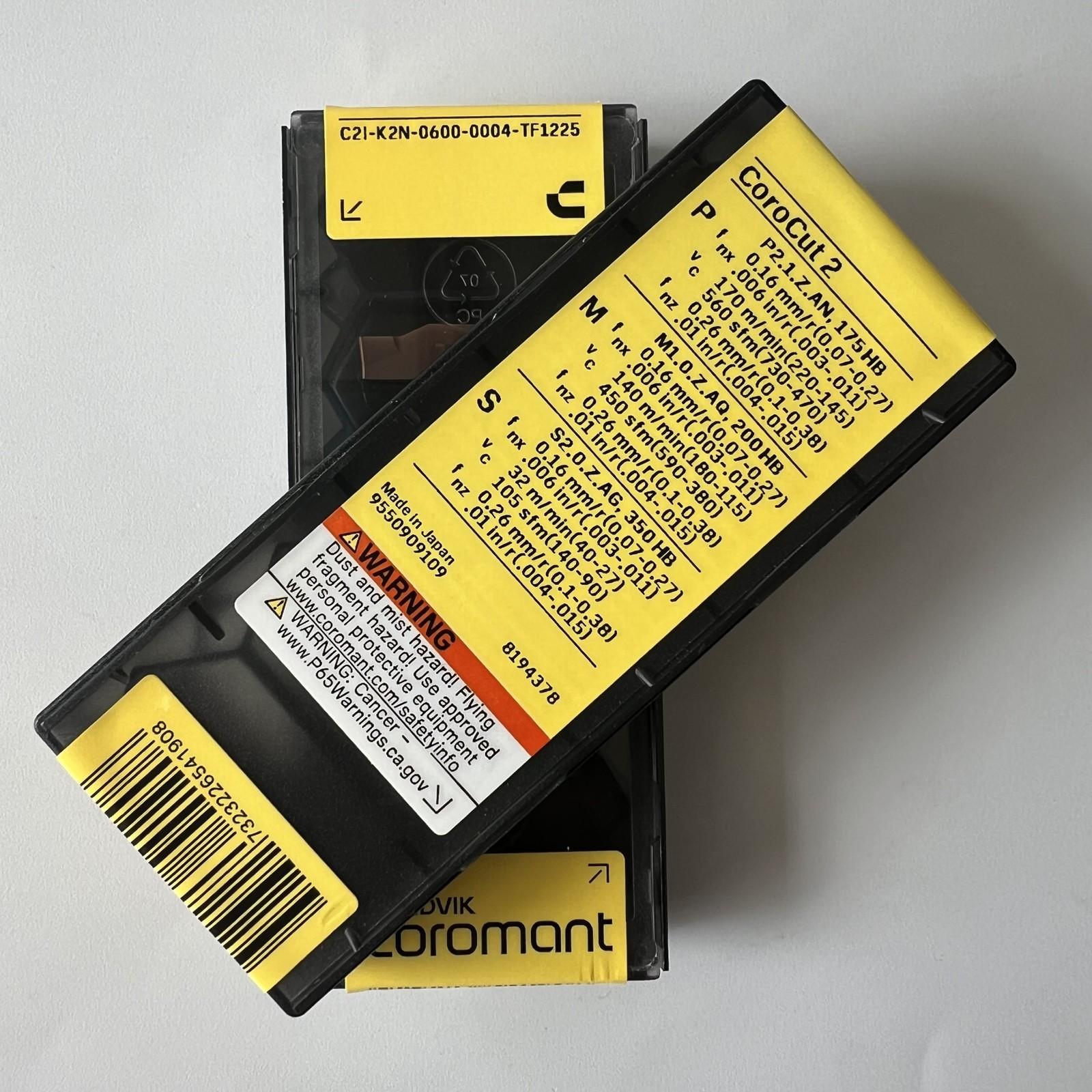 

SANDVIK / C2I-K2N-0600-0004-TF 1225 / Original Swedish hard alloy blade 5 Pcs