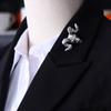 Exquisite Metal Badge Corsage Luxury Sheep Brooch Suit Accessories British Style Brooch Man Pins